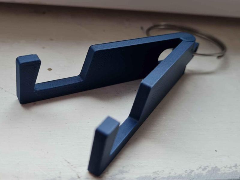 Foldable Phone Stand Key ring version 