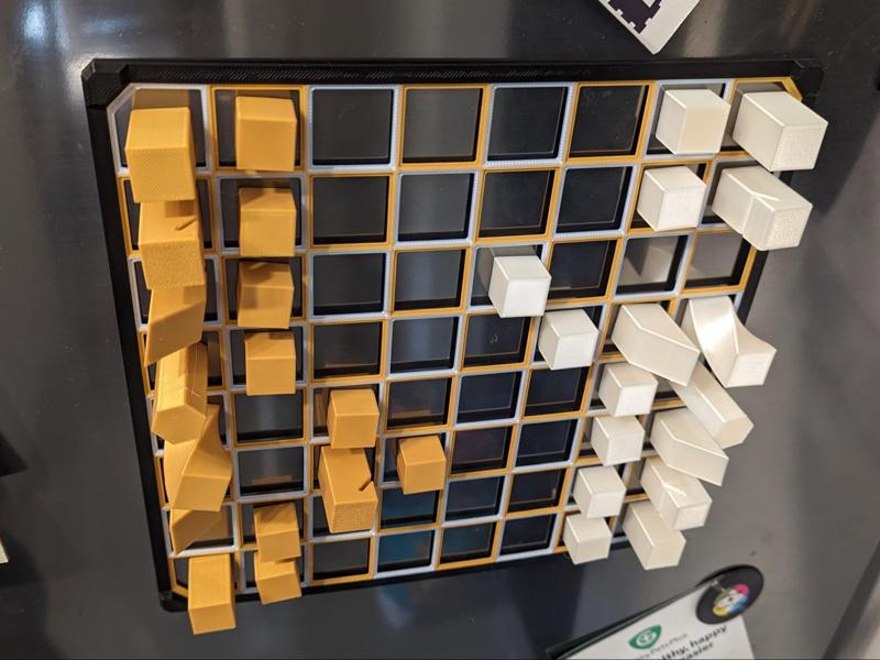 Modern Fridge Magnet Chess
