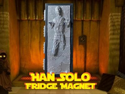 Han Solo Fridge Magnet (in carbonite) 