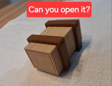 Magic locking gift box 