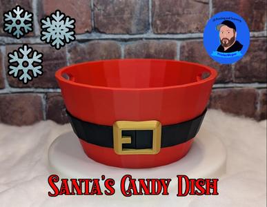 Christmas Santa Candy Dish / Bowl / Bucket