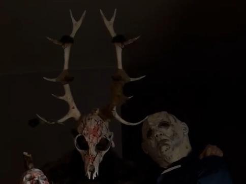 Wendigo/Krampus/Leshen Mask with CONNECTORS
