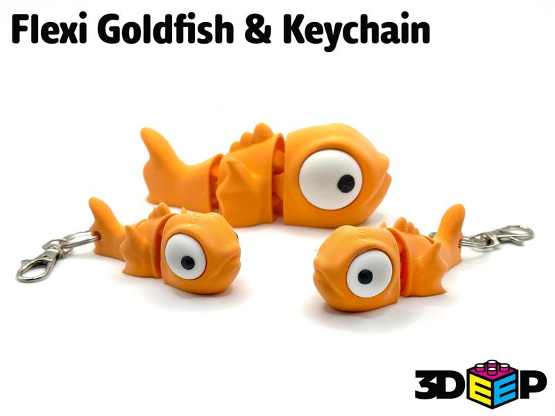 Flexi Goldfish & Keychain - No Supports