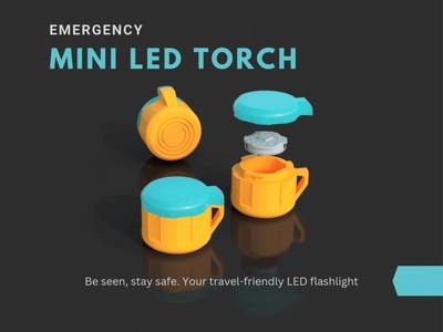 Mini Magnetic LED Flashlight - Safe Ring Light