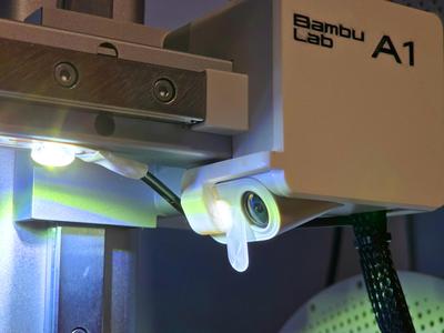Remote control of LEDs powered by AMS