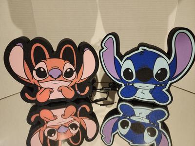 Stitch & Angel Light Box LED Lamp Set