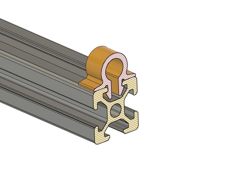 Aluminium Extrusion Cable Clips