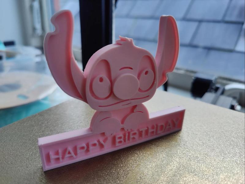 Stitch HAPPY BIRTHDAY