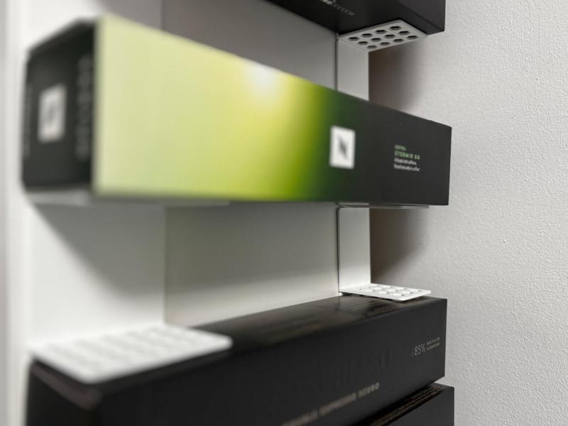 VEF Shelf for Nespresso Vertuo boxes