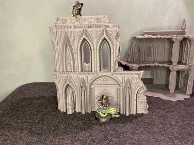 Wargame terrain ruin Grimdark Gothic Delta