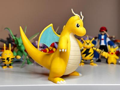 Dragonite (Pokemon) Multiparts 95mm Tall