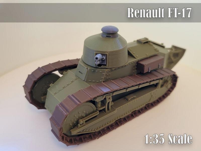 Renault FT-17 Tank in 1:35 Scale