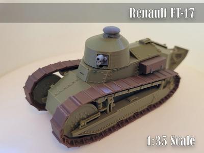 Renault FT-17 Tank in 1:35 Scale