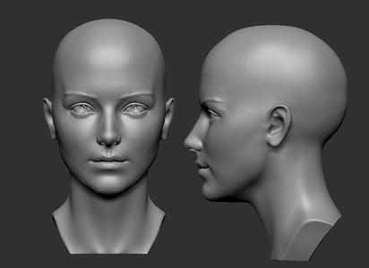 Female head 5