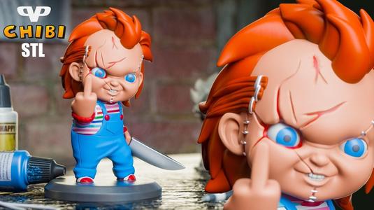 Chucky Chibi STL for 3D Printing ChibiSTL