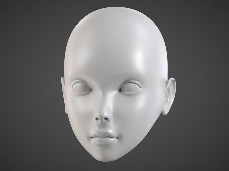 BJD Doll Head