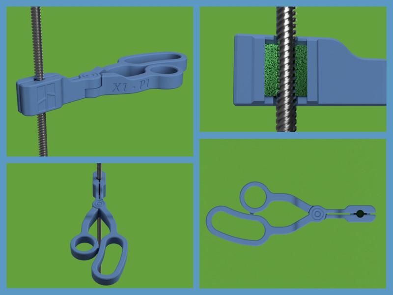 lead screw cleaner