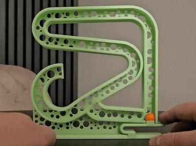 Print In Place - Reverse Marble Run - Fidget toy!