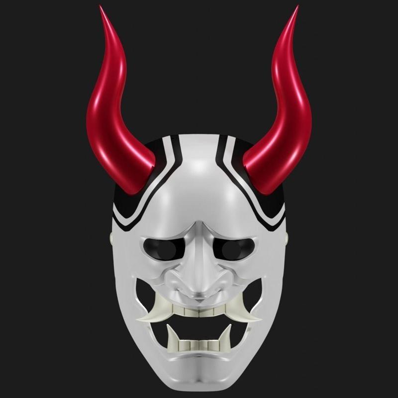 Yamato one piece mask and weapon 3D