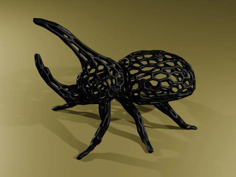 Rhino Beetle Voronoi   