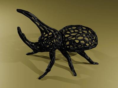 Rhino Beetle Voronoi   
