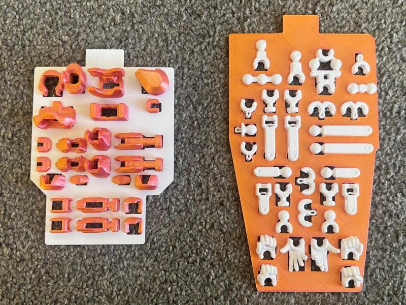 AMS Dummy 13, snap off parts, clean and easy.