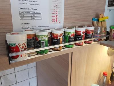 Aluminum Rod Spice Rack