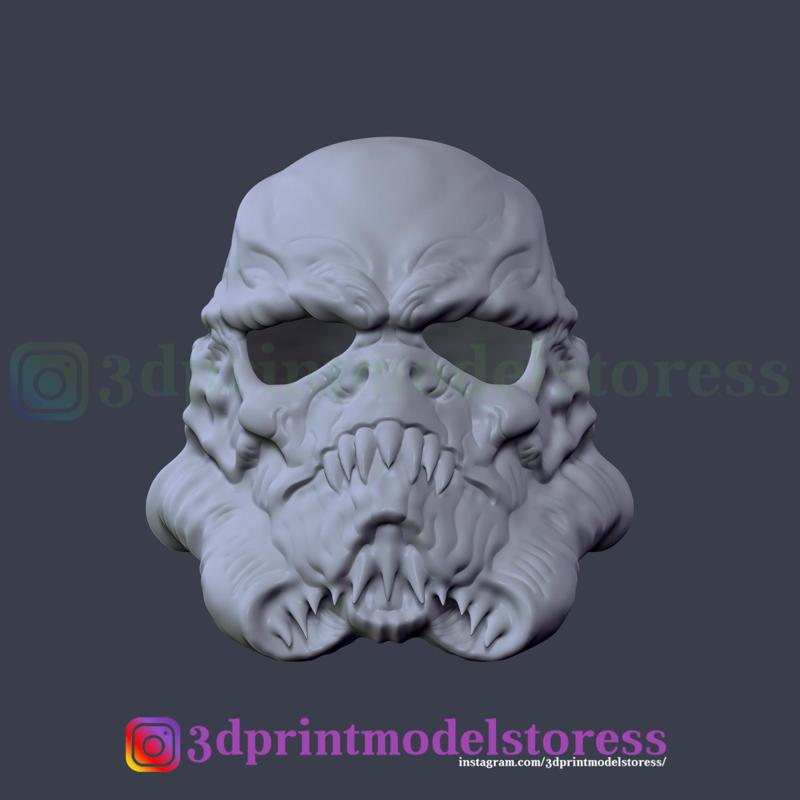 Stormtrooper Star Wars Zombie Helmets Cosplay Costume Halloween 3D Printing Model