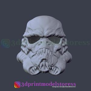Stormtrooper Star Wars Zombie Helmets Cosplay Costume Halloween 3D Printing Model