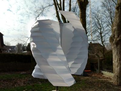 low poly vertical windmill helix vase mode