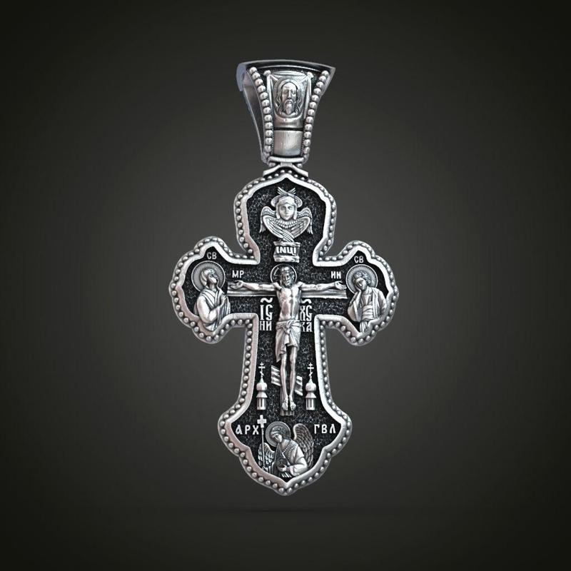 Orthodox cross archangels saints prayer