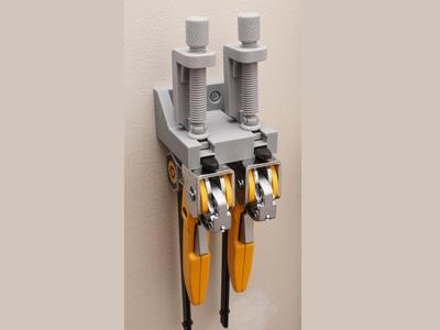 Track Clamp Wall Rack 