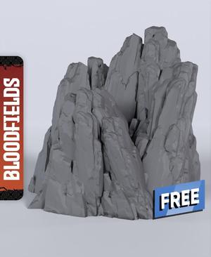 Small Mountain - With Free Dragon  - 5e DnD Inspired for RPG and Wargamers