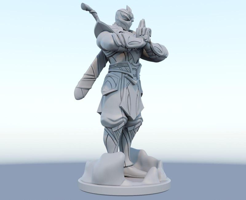 shen league of legends 3d print model