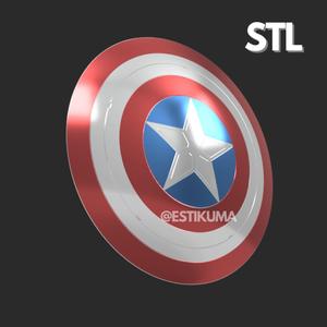 Captain America Shield STL 3D Files