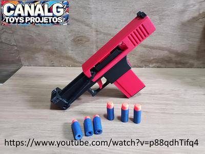 Lançador de dardos Nerf Blaster 3D / Versão com Stl Grátis