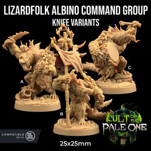 Lizardfolk Albinos Command Group