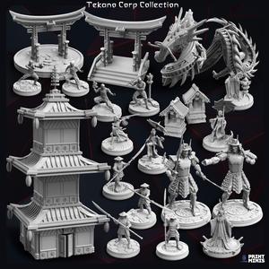 Tekano Corp Collection - robots & capitalism dominate in New Japan!