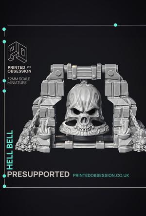 Hell Bell - Scenery - PRESUPPORTED - Hell Hath No Fury - 32mm scale 