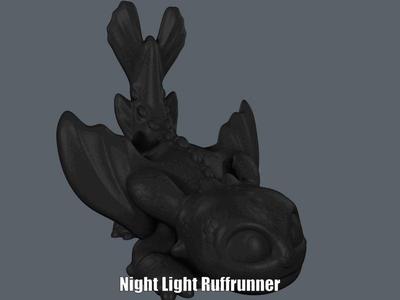 Night Light Ruffrunner (Easy print no support)