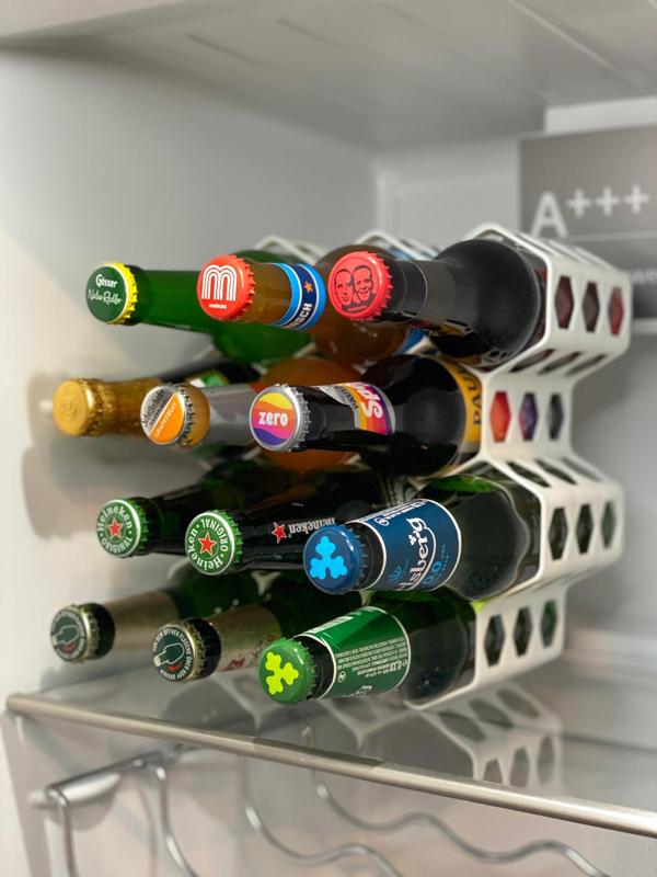Fridge bottle holder in different sizes