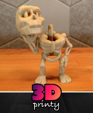 Mini Skeleton - Sculptember Model #8