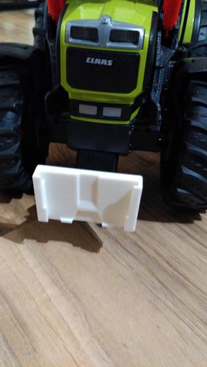 Winch/Snowplow adapter for Bruder Tractors