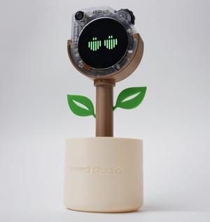 Sunflower Themed SenseCAP Watcher Holder