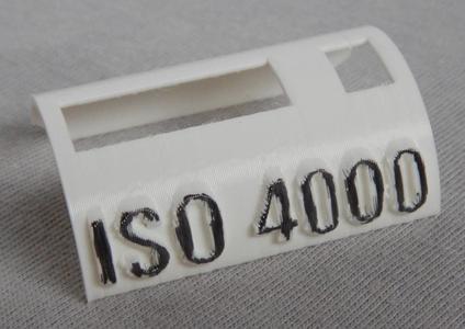 Schablone für DX-Code ISO 4000; Template for DX code ISO 4000