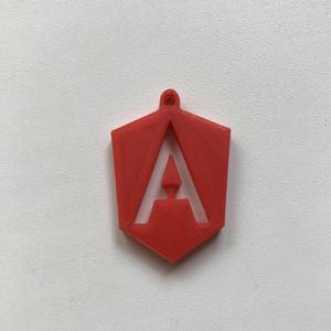 Angular Logo Keychain