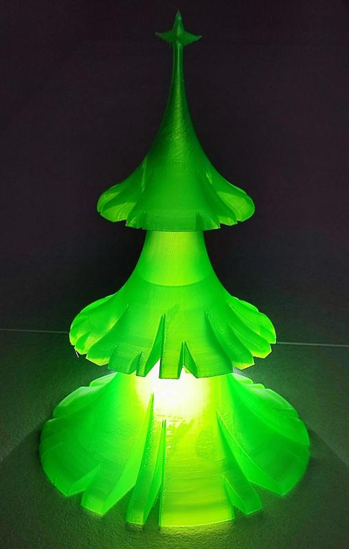 Vase mode Christmas tree