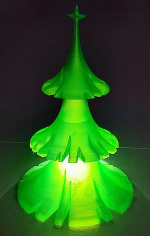 Vase mode Christmas tree
