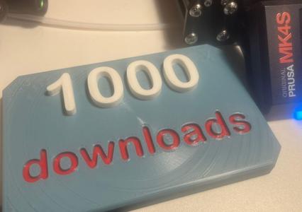 1000 Downloads