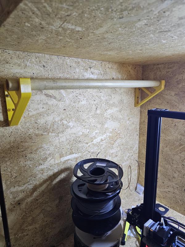 Wall Mount Filament Spool Holder